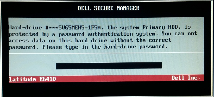 Dell 1F5A HDD Passwords