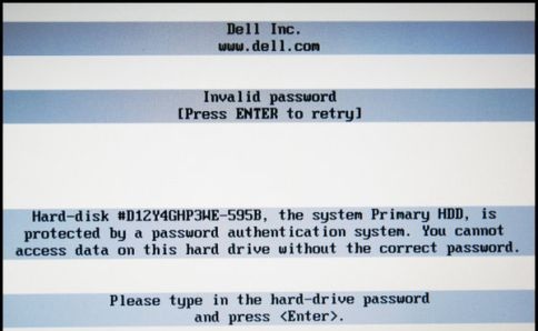 Dell 595B Bios Master Password