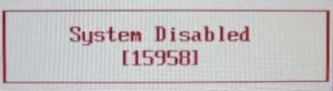 fujitsu hdd system disabled code 5 numbers